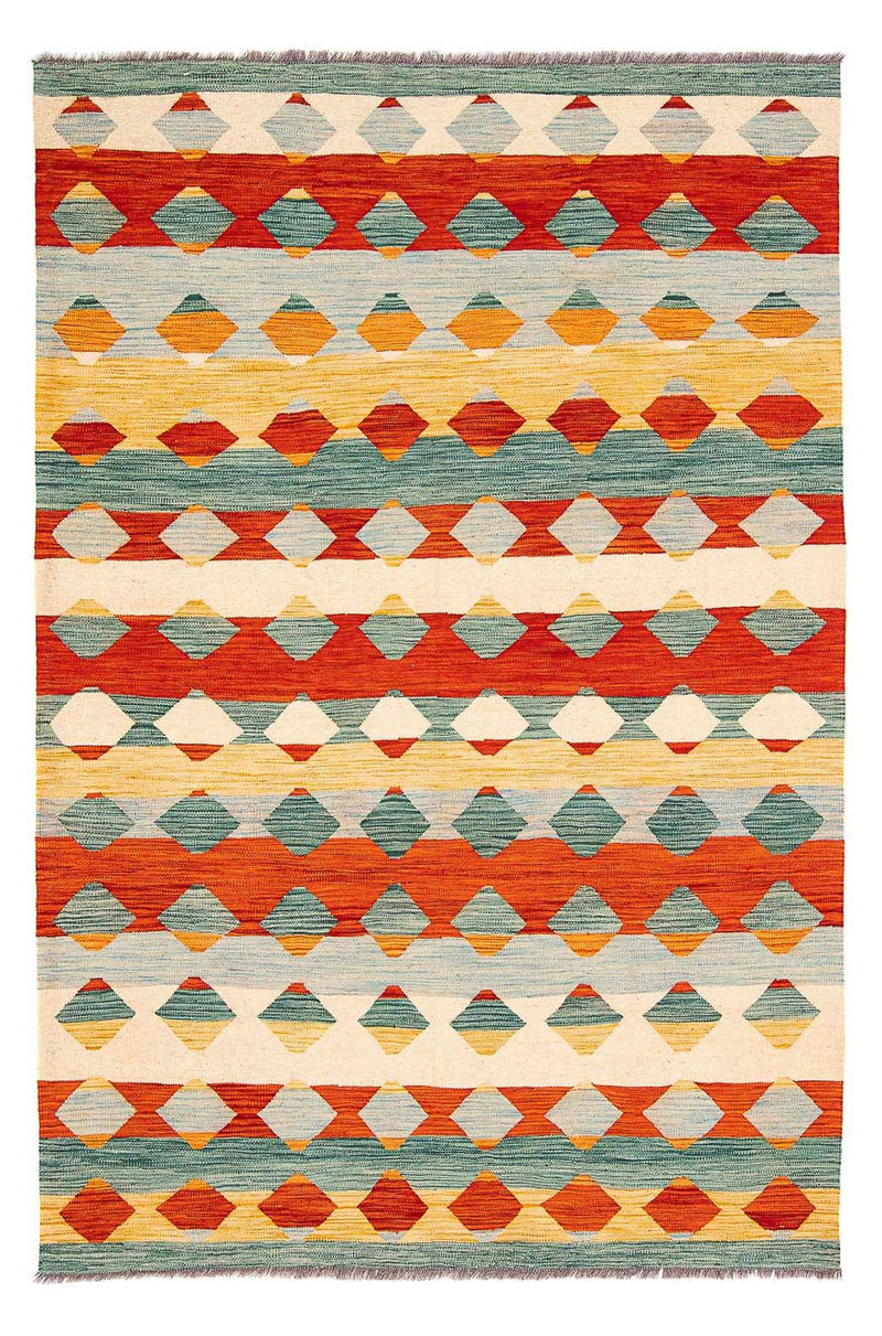 Kelim Carpet - Splash - 244 x 170 cm - flerfarvet