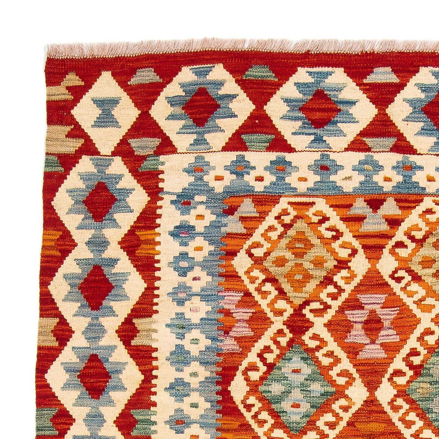 Kelim Carpet - Splash - 236 x 172 cm - flerfarvet