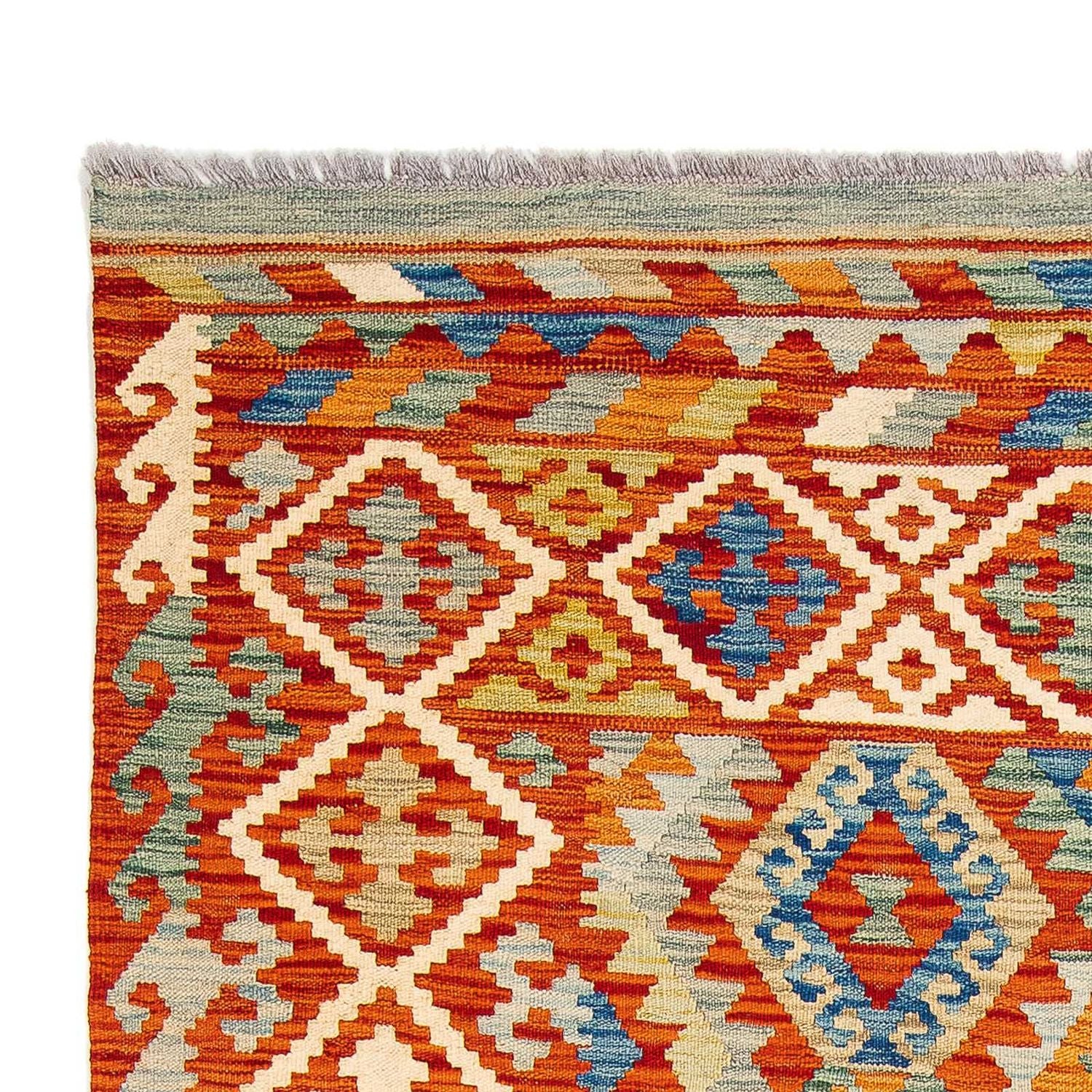 Kelim Carpet - Splash - 250 x 180 cm - flerfarvet