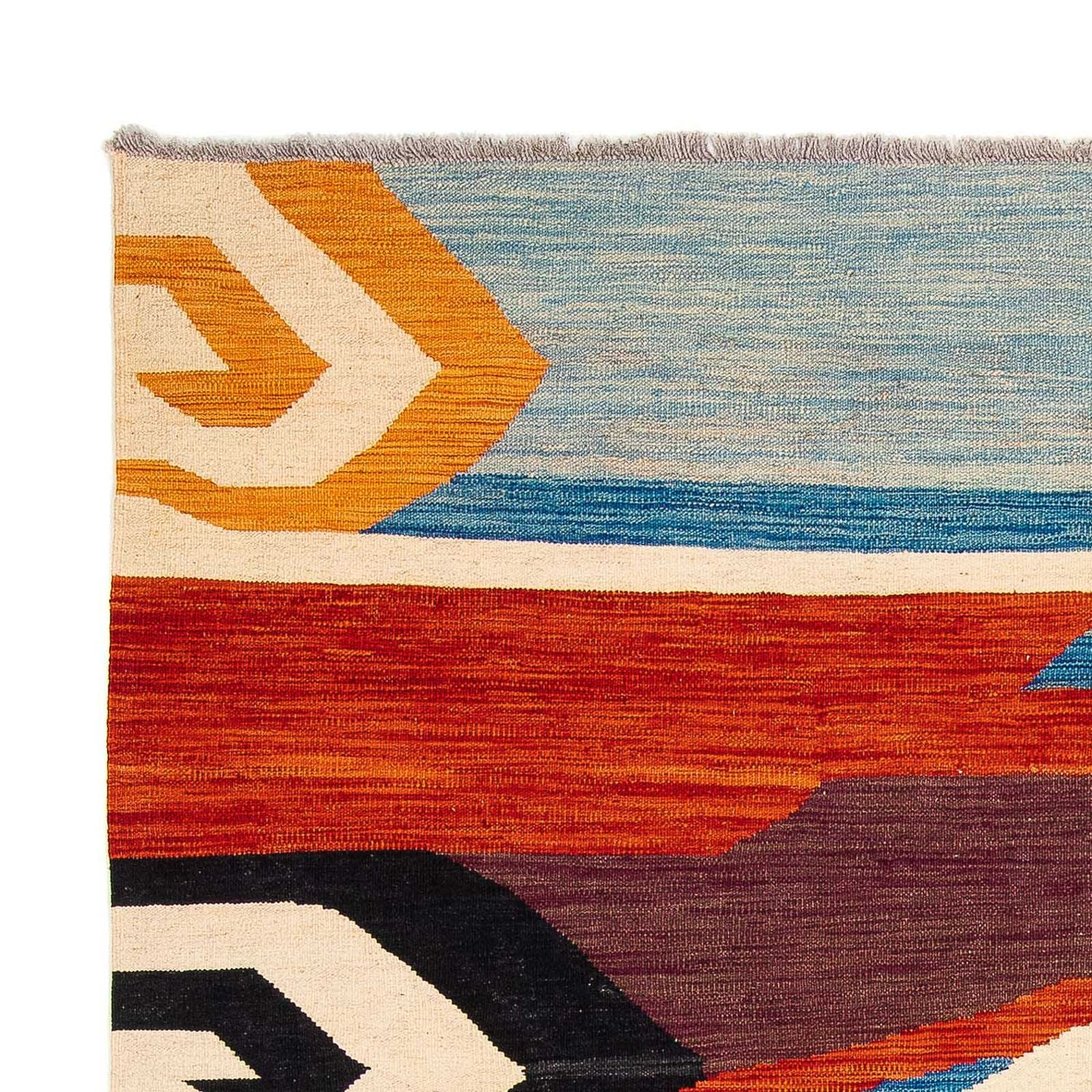 Kelim Carpet - Splash - 243 x 179 cm - flerfarvet
