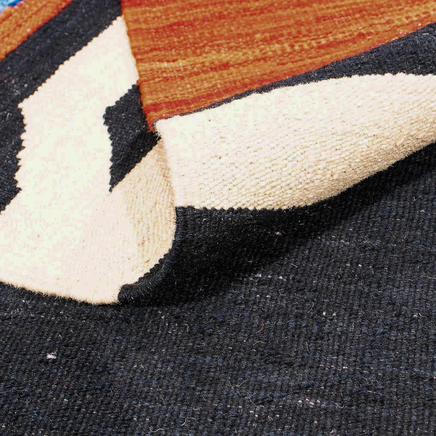 Kelim Carpet - Splash - 243 x 179 cm - flerfarvet