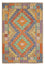Kelim Carpet - Splash - 234 x 169 cm - flerfarvet