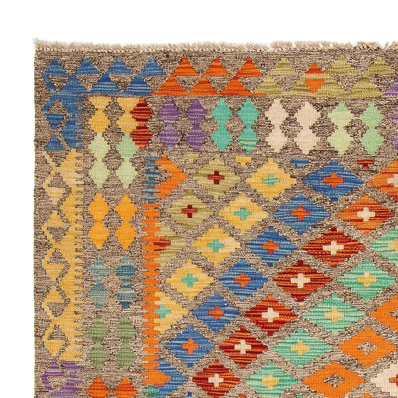 Kelim Carpet - Splash - 234 x 169 cm - flerfarvet