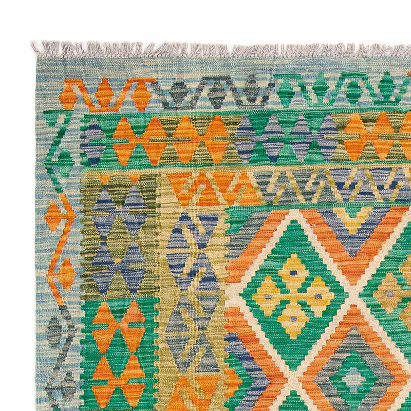 Kelim Carpet - Splash - 245 x 185 cm - flerfarvet
