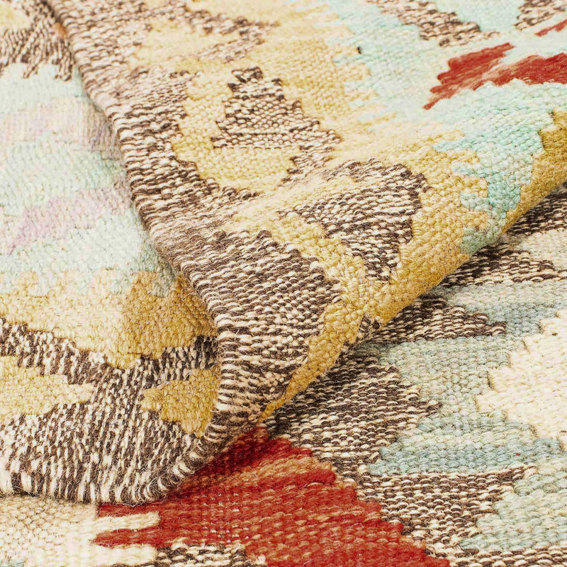 Kelim Carpet - Splash - 239 x 174 cm - flerfarvet