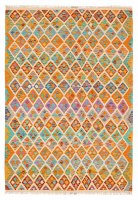 Kelim Carpet - Splash - 250 x 180 cm - flerfarvet