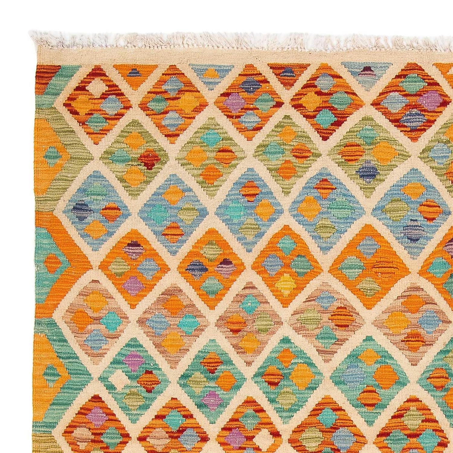 Kelim Carpet - Splash - 250 x 180 cm - flerfarvet