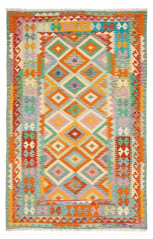 Kelim Carpet - Splash - 250 x 169 cm - flerfarvet