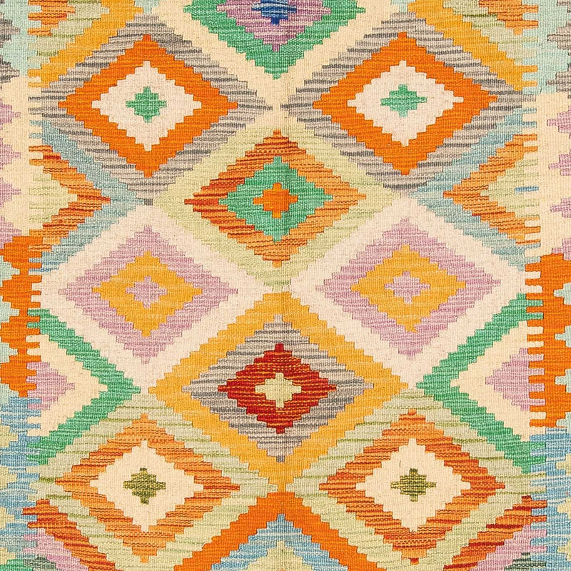 Kelim Carpet - Splash - 250 x 169 cm - flerfarvet