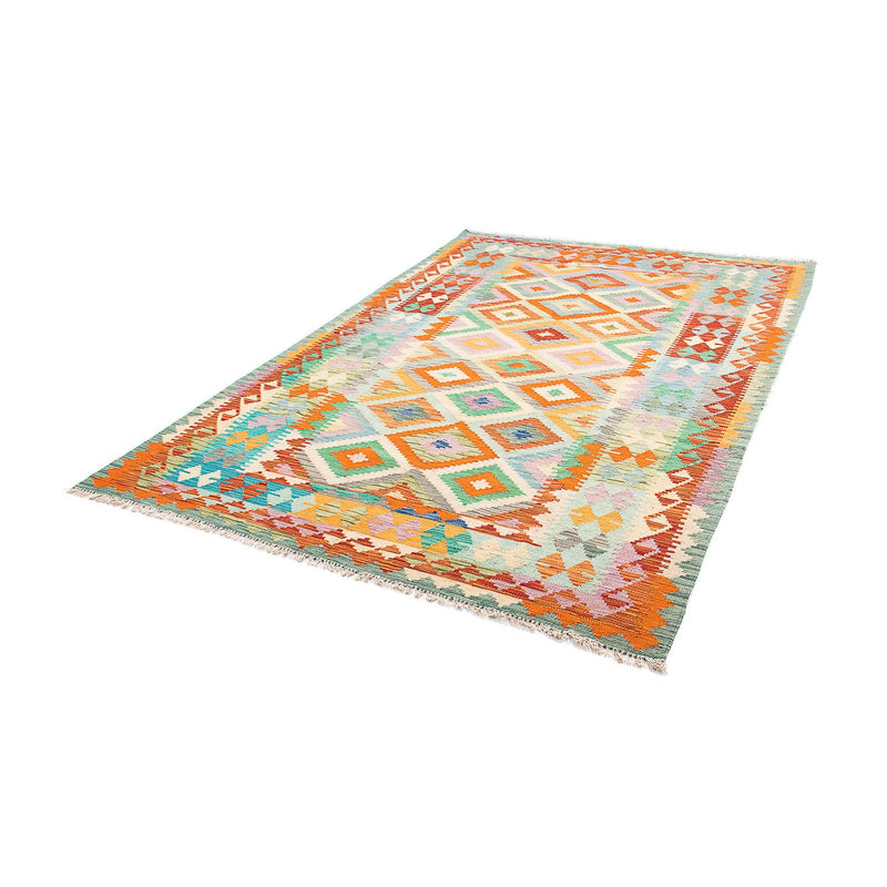 Kelim Carpet - Splash - 250 x 169 cm - flerfarvet