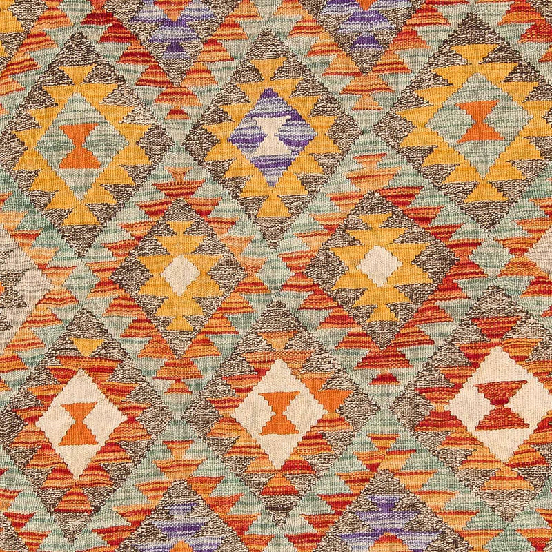 Kelim Carpet - Splash - 203 x 152 cm - flerfarvet