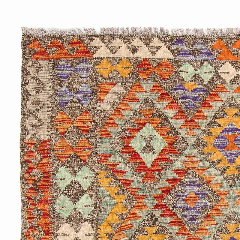Kelim Carpet - Splash - 203 x 152 cm - flerfarvet