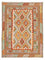 Kelim Carpet - Splash - 188 x 153 cm - flerfarvet