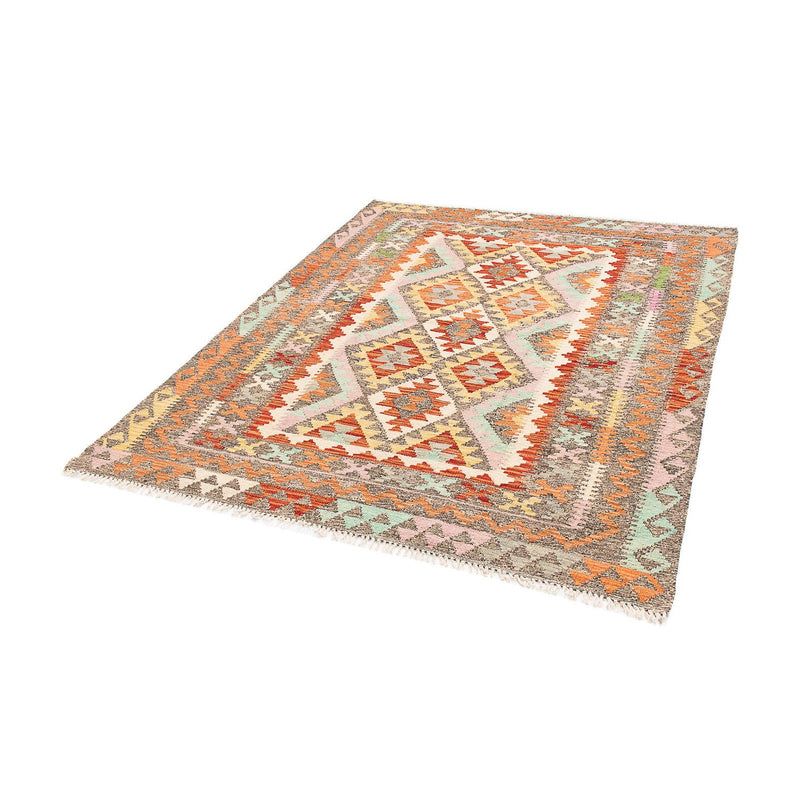 Kelim Carpet - Splash - 188 x 153 cm - flerfarvet