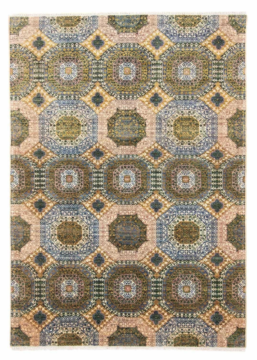 Designer tæppe - 239 x 175 cm - flerfarvet