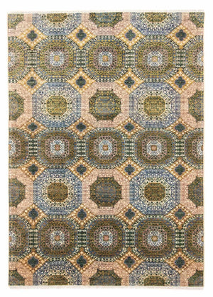 Designer tæppe - 239 x 175 cm - flerfarvet