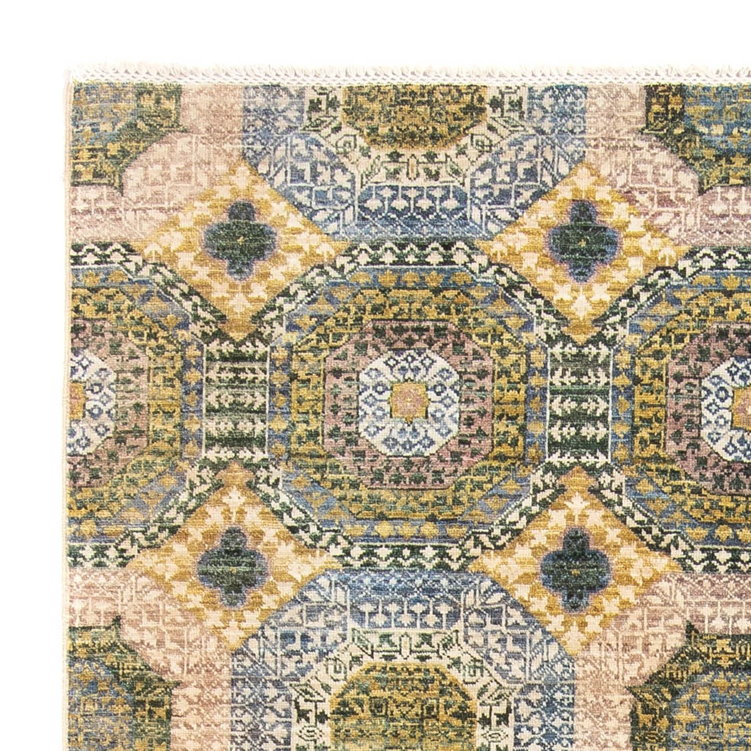Designer tæppe - 239 x 175 cm - flerfarvet