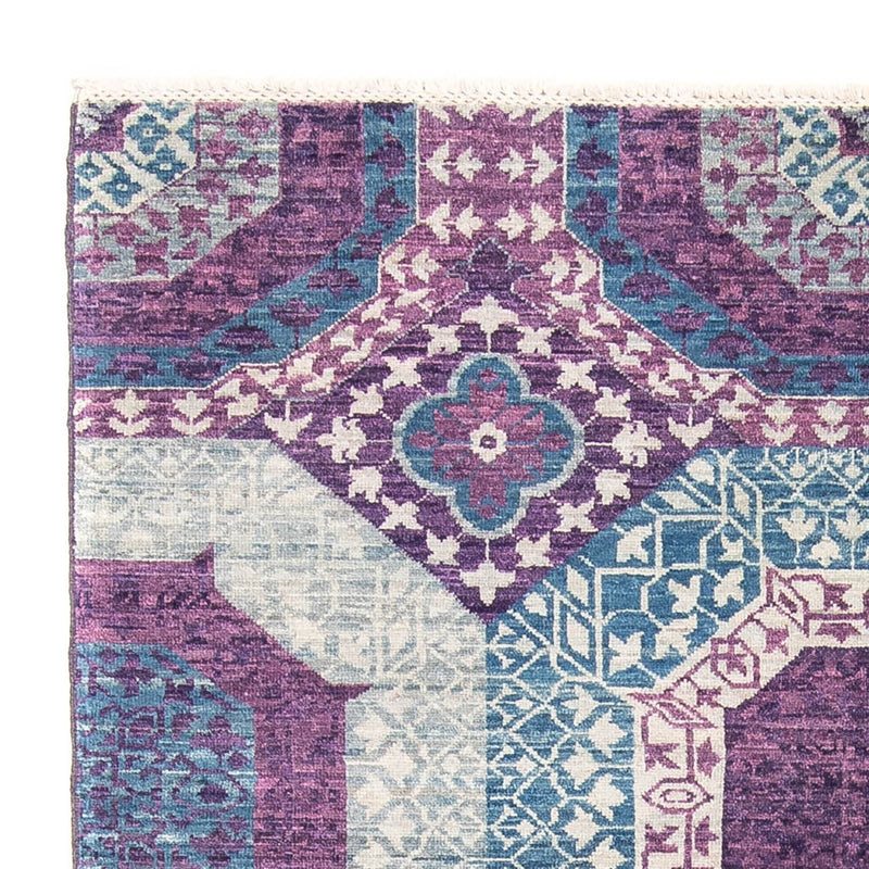 Designer tæppe - 210 x 156 cm - flerfarvet