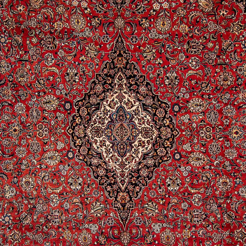 Persisk tæppe - Keshan - 445 x 330 cm - rød