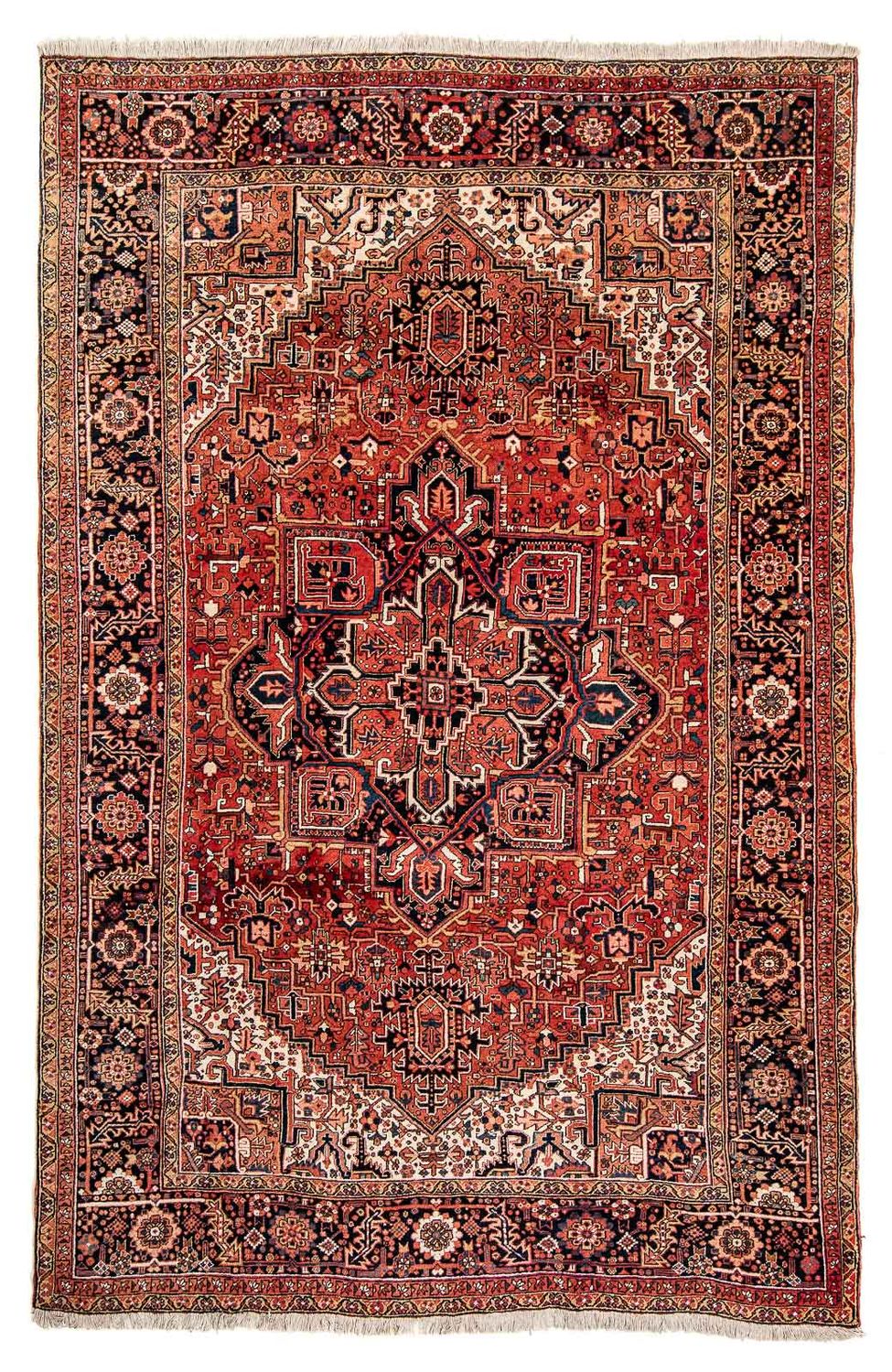 Persisk tæppe - Nomadisk - 386 x 262 cm - rust