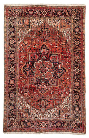 Persisk tæppe - Nomadisk - 386 x 262 cm - rust