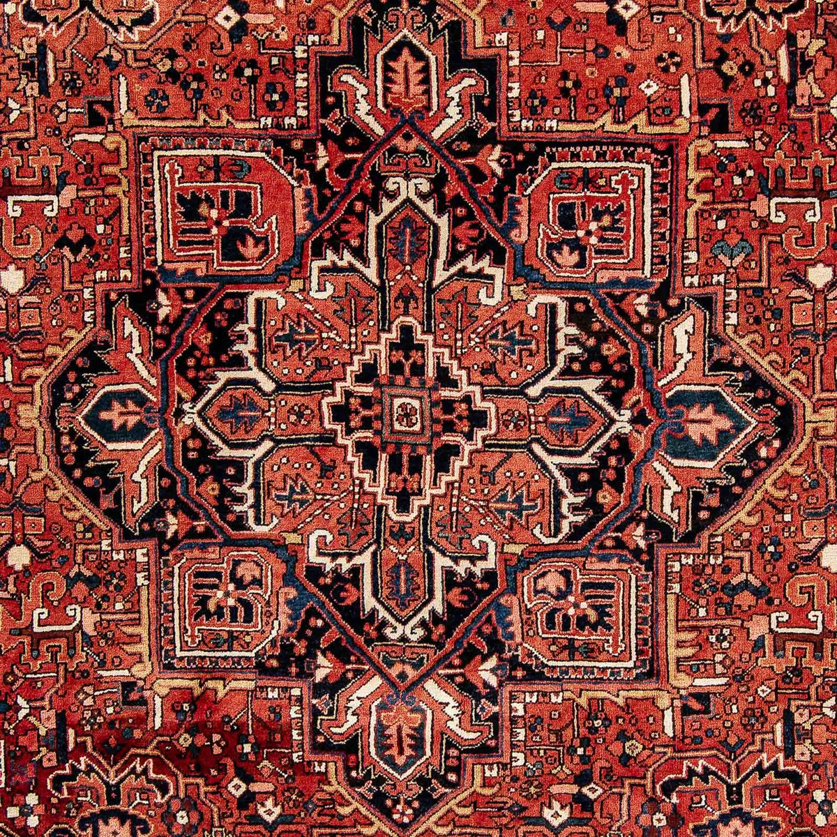 Persisk tæppe - Nomadisk - 386 x 262 cm - rust