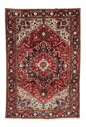 Persisk tæppe - Nomadisk - 323 x 231 cm - mørkerød