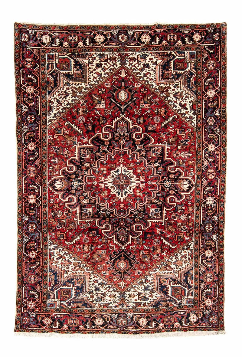 Persisk tæppe - Nomadisk - 323 x 231 cm - mørkerød