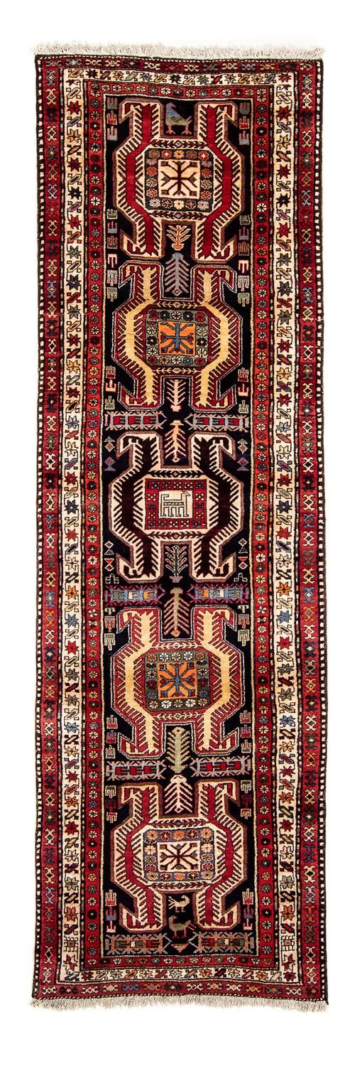 Løber Persisk tæppe - Nomadisk - 320 x 102 cm - flerfarvet