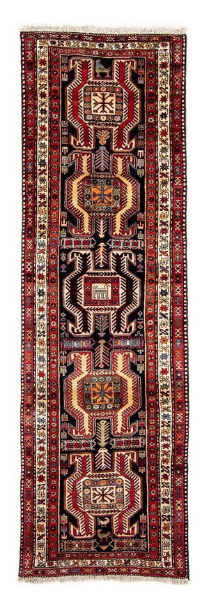 Løber Persisk tæppe - Nomadisk - 320 x 102 cm - flerfarvet