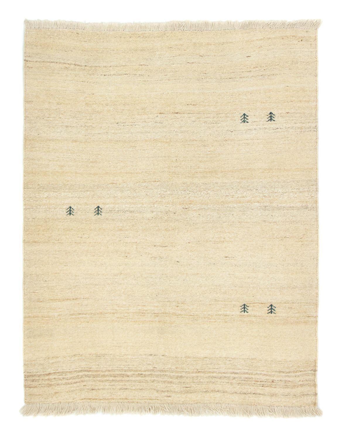 Gabbeh-tæppe - Persisk - 160 x 123 cm - beige