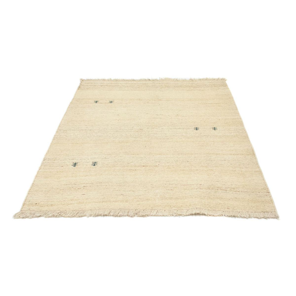 Gabbeh-tæppe - Persisk - 160 x 123 cm - beige