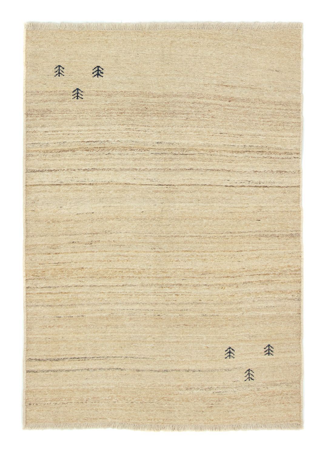 Gabbeh-tæppe - Persisk - 157 x 110 cm - beige