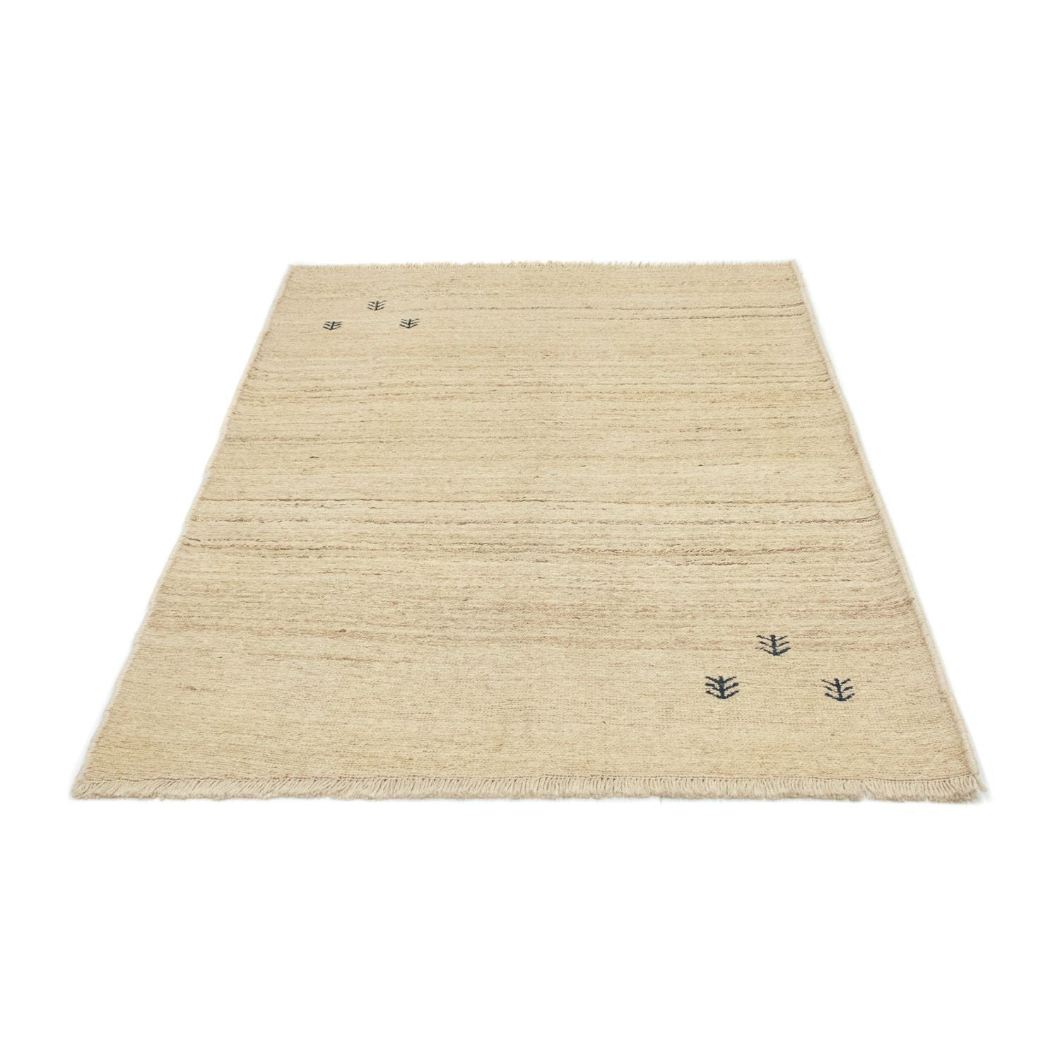 Gabbeh-tæppe - Persisk - 157 x 110 cm - beige