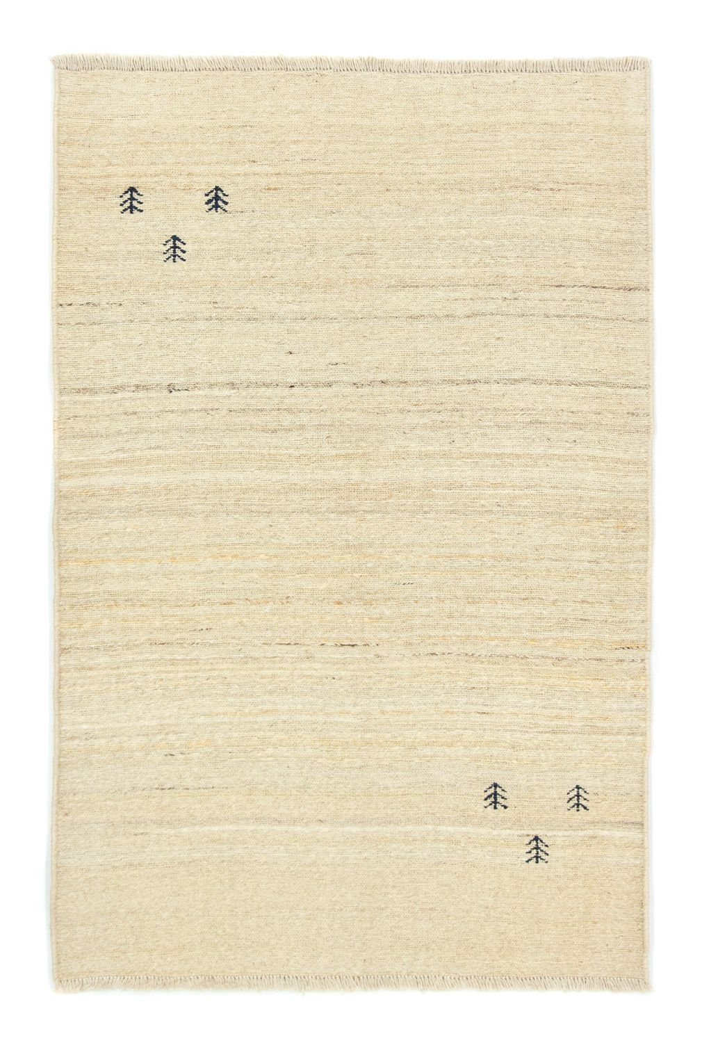 Gabbeh-tæppe - Persisk - 166 x 108 cm - beige