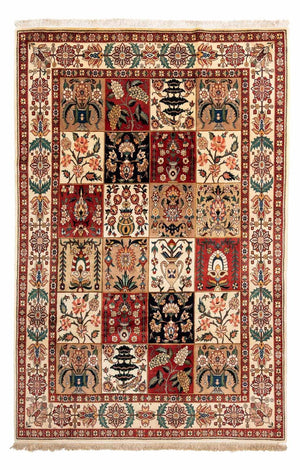 Persisk tæppe - Ghom - 313 x 209 cm - mørkerød