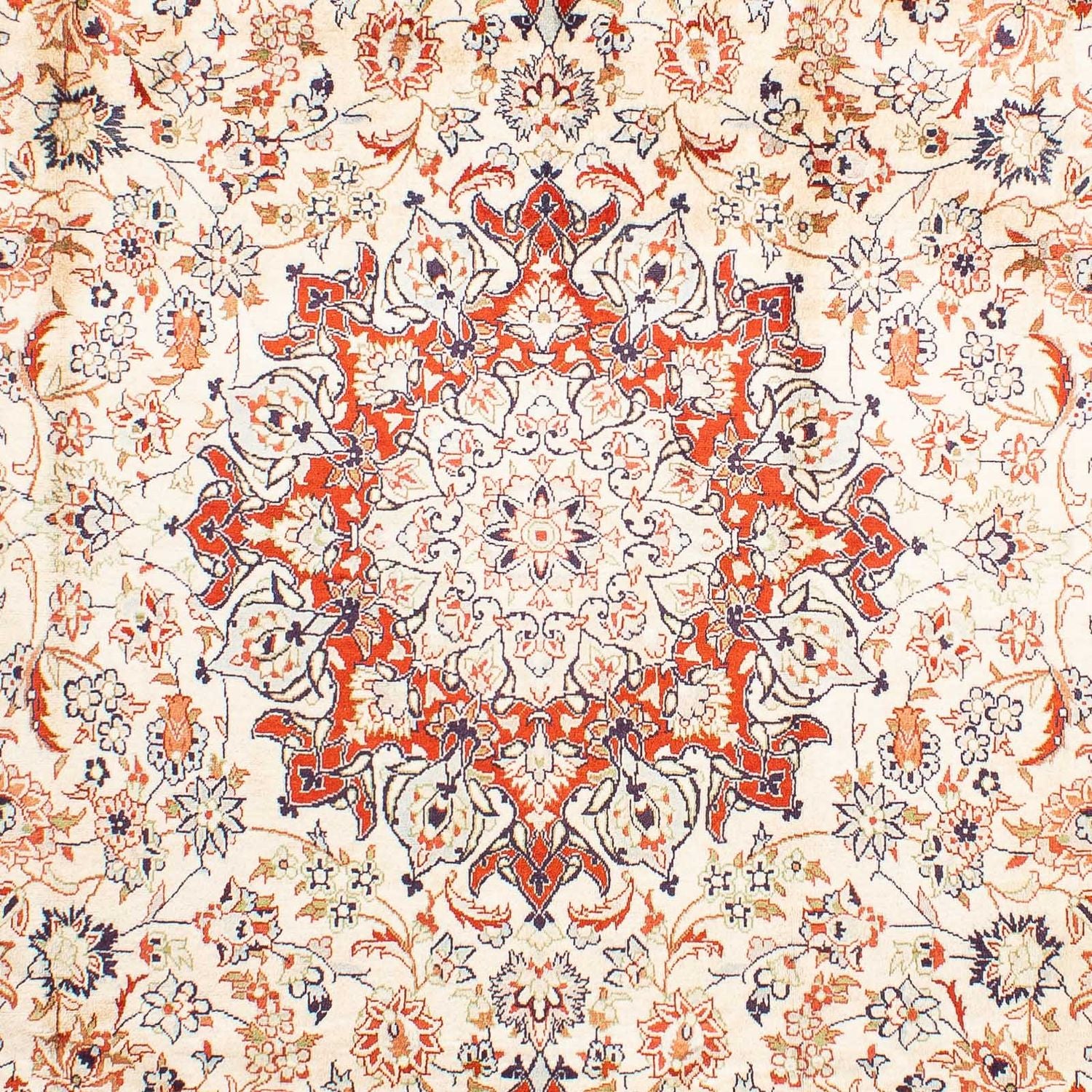 Persisk tæppe - Keshan - 305 x 207 cm - beige