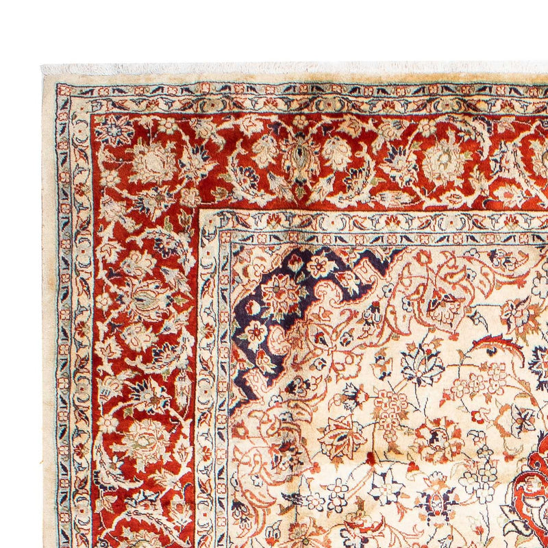 Persisk tæppe - Keshan - 305 x 207 cm - beige
