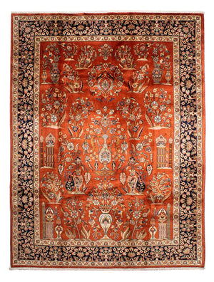 Persisk tæppe - Keshan - 276 x 215 cm - rust