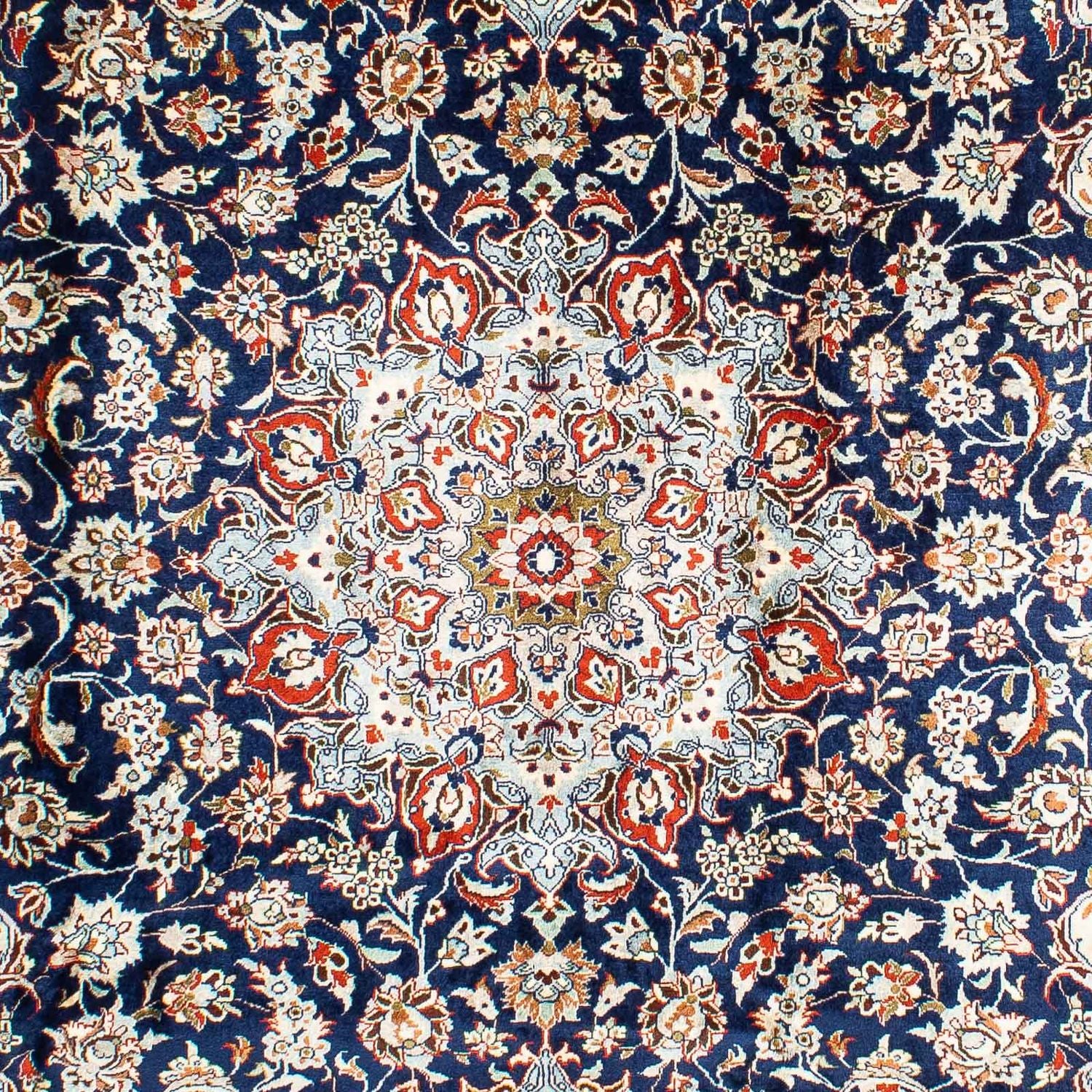 Persisk tæppe - Classic - 302 x 214 cm - mørkeblå