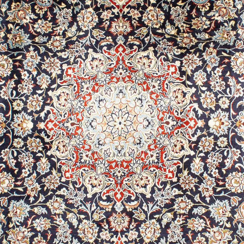 Persisk tæppe - Keshan - 293 x 208 cm - mørkeblå