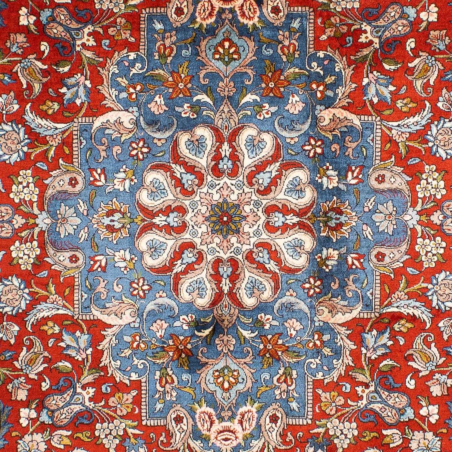 Persisk tæppe - Nomadisk - 292 x 200 cm - mørkerød