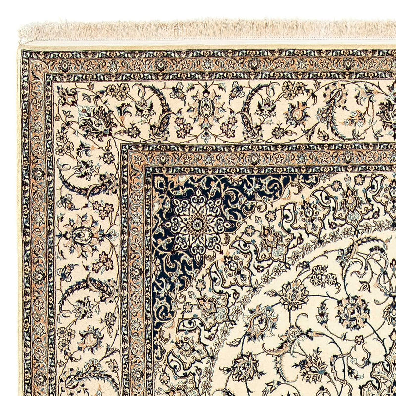Persisk tæppe - Nain - Premium - 306 x 203 cm - beige