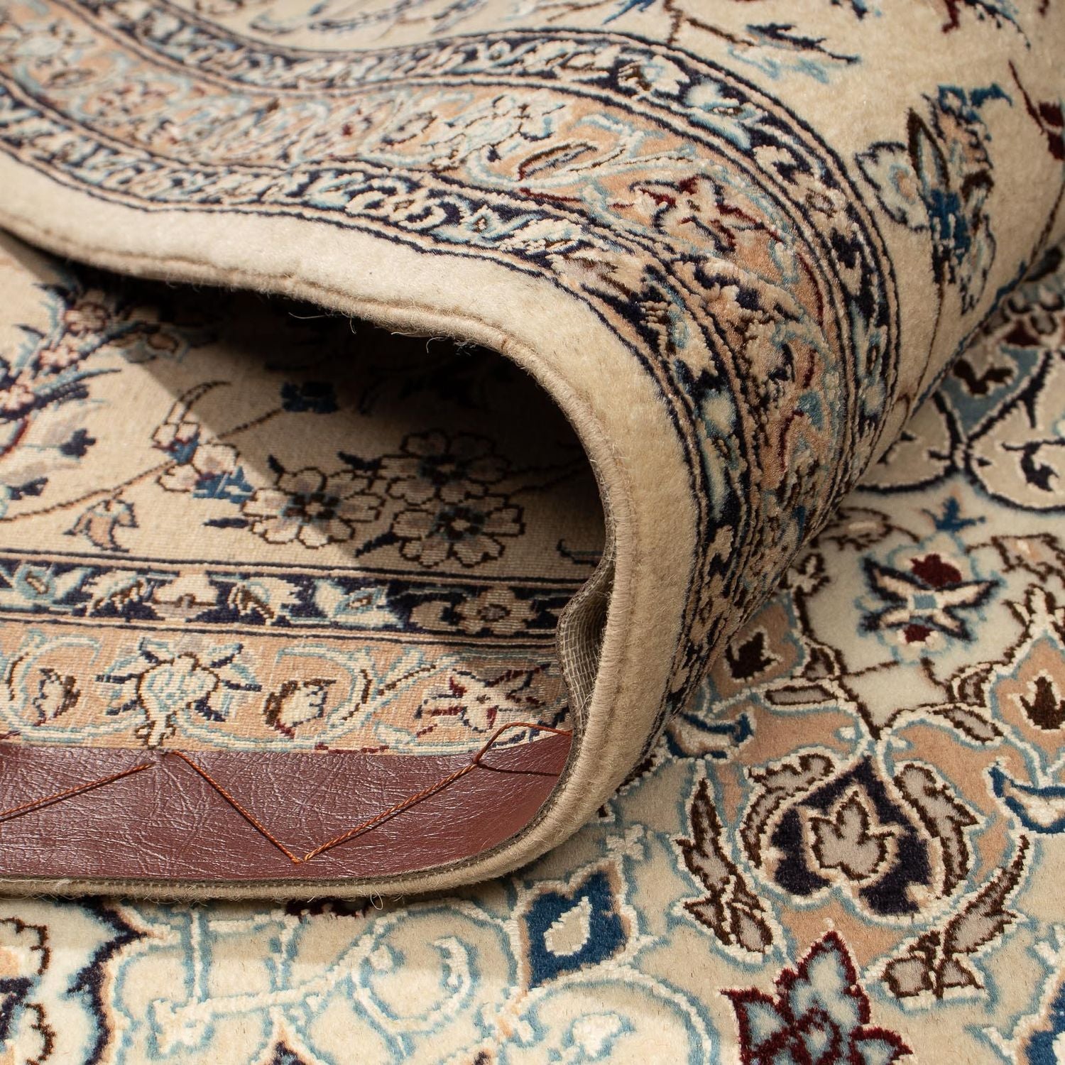 Persisk tæppe - Nain - Premium - 306 x 203 cm - beige