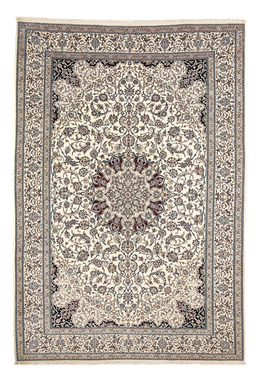 Persisk tæppe - Nain - Premium - 310 x 208 cm - beige