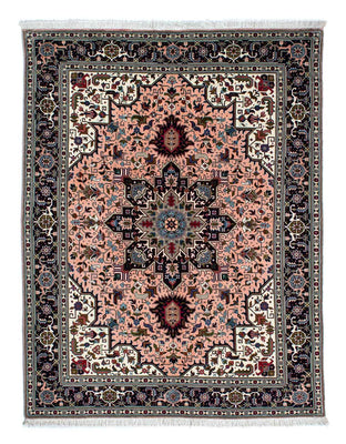 Persisk tæppe - Tabriz - Premium - 202 x 147 cm - lysrød