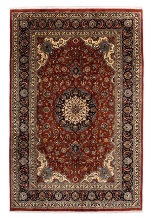 Persisk tæppe - Classic - 300 x 200 cm - mørkerød