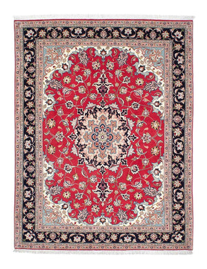 Persisk tæppe - Tabriz - 201 x 151 cm - rød