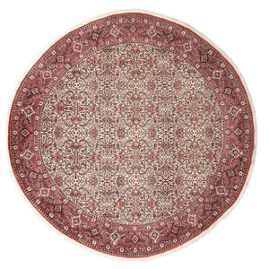Persisk tæppe - Bijar rundt  - 300 x 300 cm - beige
