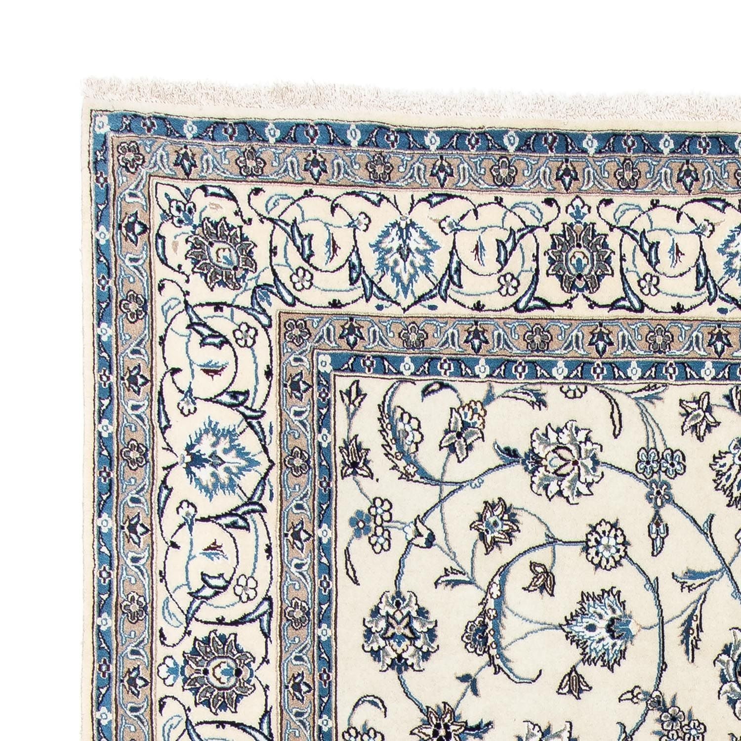 Persisk tæppe - Nain - Royal - 298 x 200 cm - beige